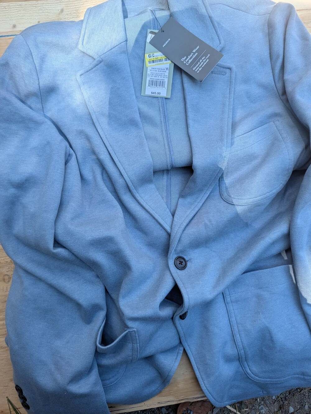Goodfellow & Co Comfort Pique Blazer Blue